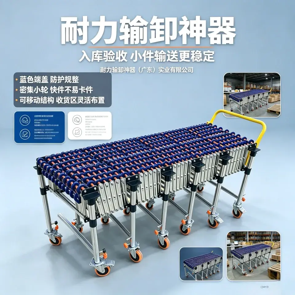 耐力输卸福来轮无动力输送机应用展示