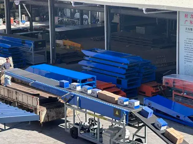 نقاله تسمه‌ای نقاله تلسکوپی برای محیط‌های غیراستاندارد و بارگیری و تخلیهٔ انعطاف‌پذیر