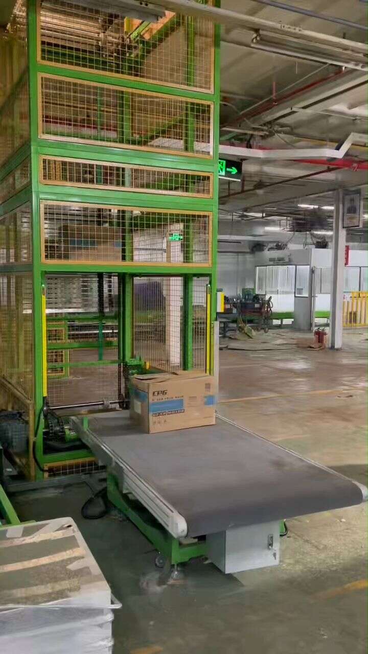 紙箱 提升機 輸送 跨樓層輸送 (2)